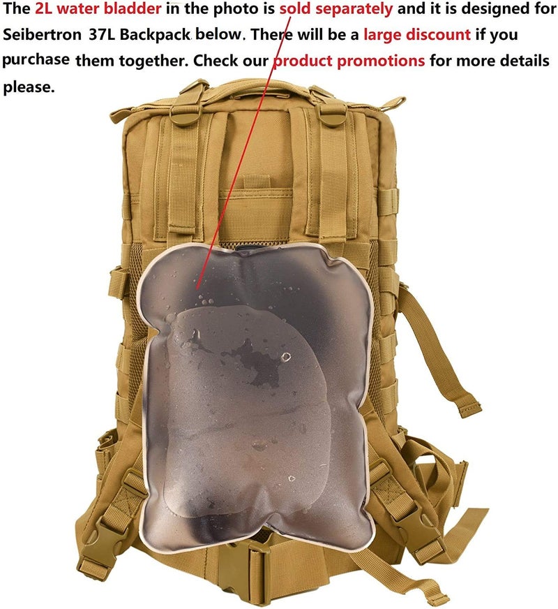Seibertron Motorbike Backpack Motorcycle Bag Outdoor Sports Riding Package Khaki 37L - Image 2